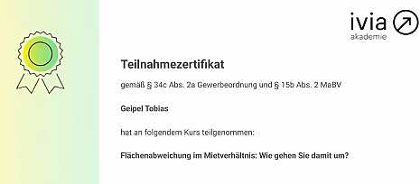 Foto <span style="color: rgb(13, 13, 13); font-family: ui-sans-serif, -apple-system, system-ui, "Segoe UI", Helvetica, "Apple Color Emoji", Arial, sans-serif, "Segoe UI Emoji", "Segoe UI Symbol"; font-style: normal; font-variant-ligatures: normal; font-variant-caps: normal; font-weight: 400;">Die Veranstaltung bot einen pr�zisen �berblick dar�ber, wie rechtliche Abweichungen zwischen vereinbarter und tats�chlicher Mietfl�che entstehen, wie sie bewertet werden und welche Konsequenzen sich daraus ergeben.</span>