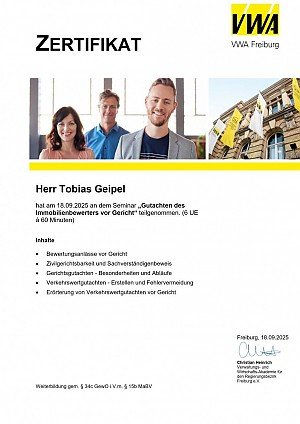 Foto Gerichtsgutachten im Fokus: Ein Seminar der VWA Freiburg verdeutlichte die hohen Anforderungen an Immobiliengutachten im Prozess. Fachwissen und Neutralität